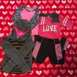 Little girls activewear bundle